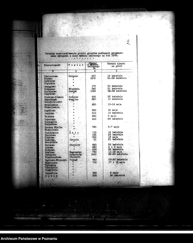 Obraz 6 z jednostki "Majątek Jankowo powiatu mogileńskiego przymusowy wykup"