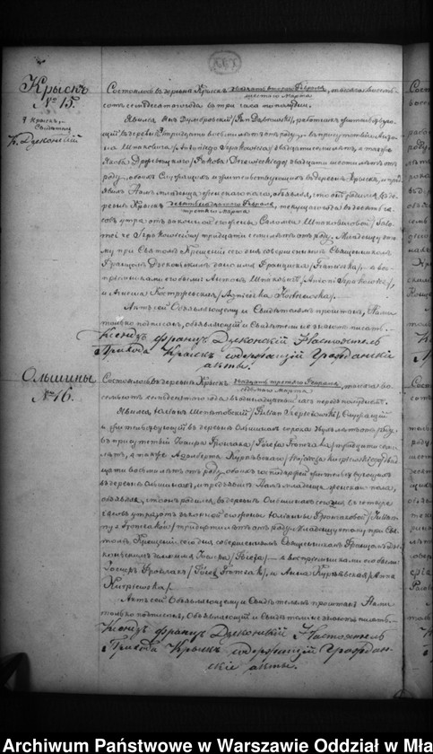 image.from.unit.number "Akta urodzeń, małżeństw, zgonów"