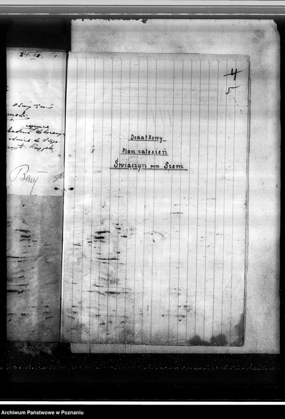 image.from.unit.number "Nadzór nad gospodarką w lasach majętności Święczyn powiat śremski"