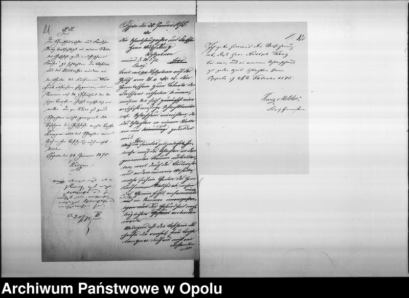 Obraz 13 z jednostki "Acta des Magistrats zu Oppeln betreffend die Gastwirthschaft No 5 Karlsplatz"