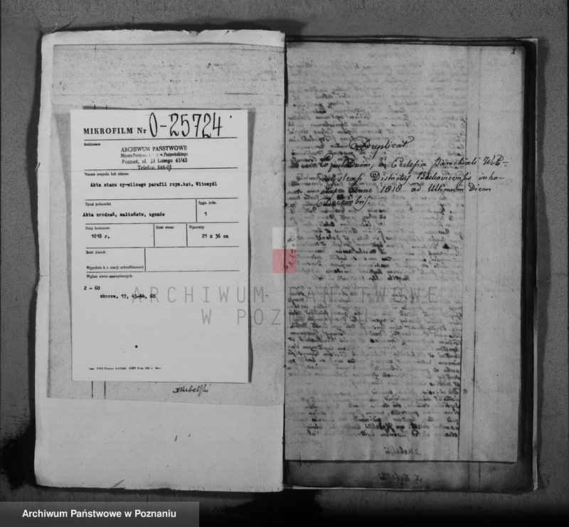 image.from.team "Akta stanu cywilnego Parafii Rzymskokatolickiej Wytomyśl (pow. nowotomyski)"