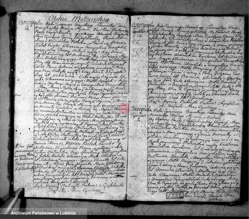 image.from.unit.number "Księga zapowiedzi i małżeństw"