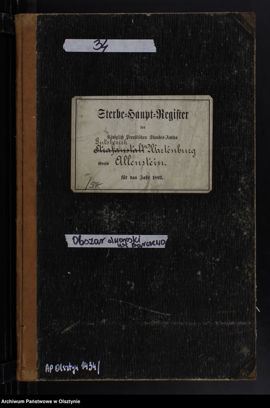 image.from.unit.number "Sterbe-Haupt-Register Nr 1 - 9"