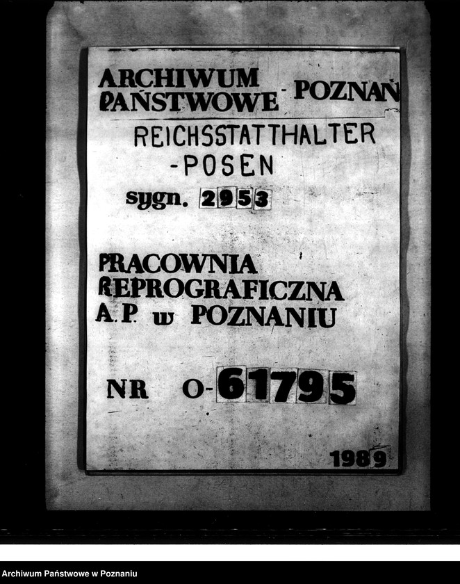 Obraz 1 z jednostki "Aufstellung von Baracken im Polenjugendverwahrlager Litzmannstadt (Łódź)"