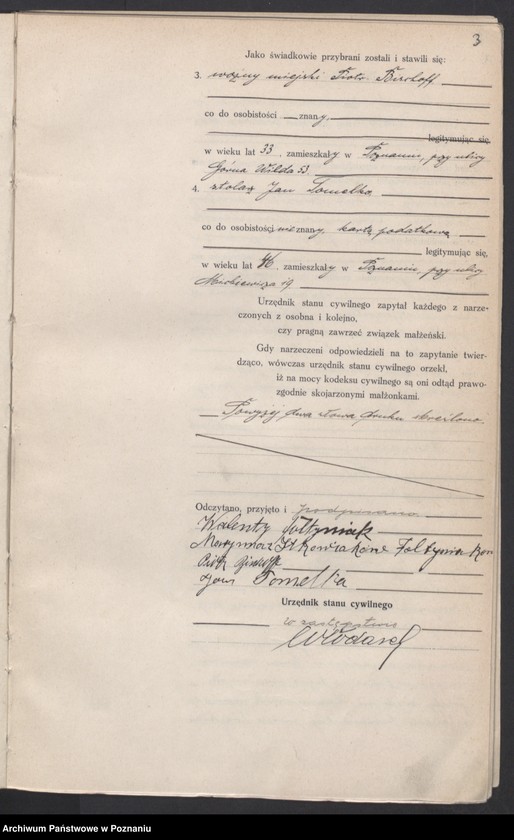 Obraz 5 z jednostki "Księga miejscowa małżeństw tom II [Rejestr główny małżeństw]"