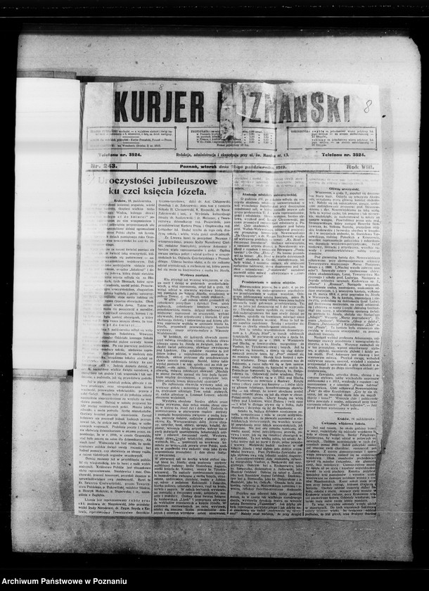 Obraz 15 z jednostki "Obchody, rocznice, wystawy, zjazdy i inne uroczystości. Wycinki prasowe"