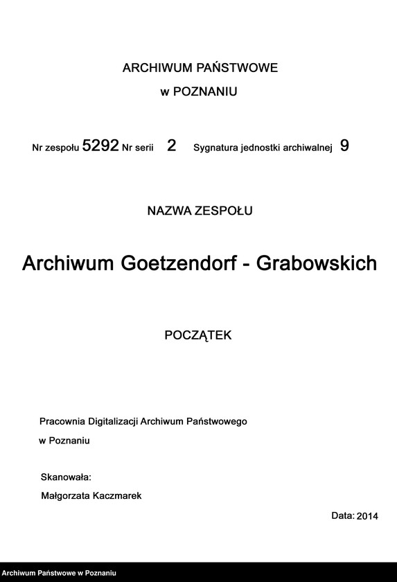 image.from.unit.number "Pro memoria o naszym pochodzeniu i nazwisku [autor Adam Grabowski, syn Józefa]"