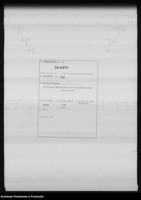 Obraz 2 z jednostki "[Kopie ksiąg metrykalnych parafii Bełz z filiami Prusinów, Tuszków, Witków (dekanat Bełz)]"