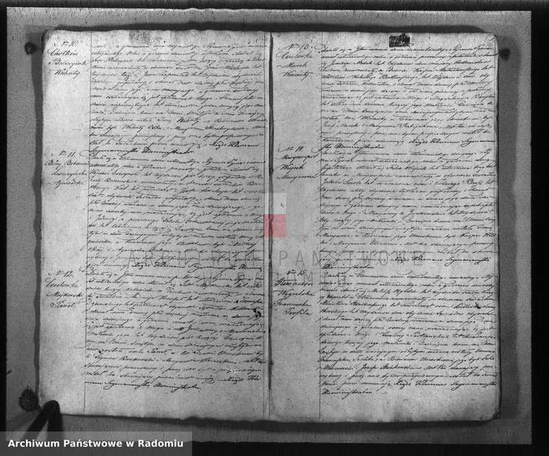 image.from.unit.number "Duplikat akt urodzenia, zaślubin i zeyścia parafii Głowaczew na rok 1840"