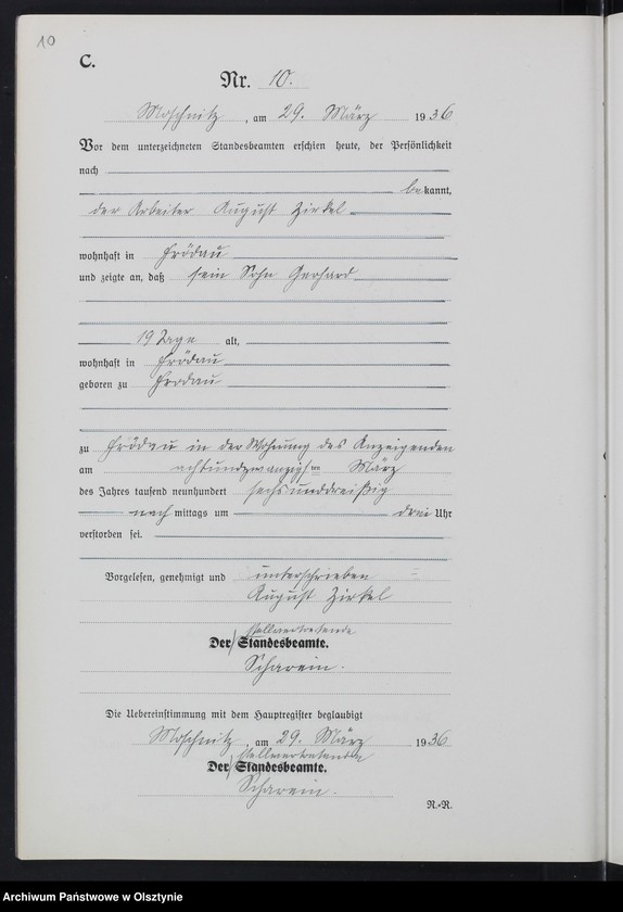 image.from.unit.number "Sterbe-Register /Neben-Register/ Nr 1 - 34"