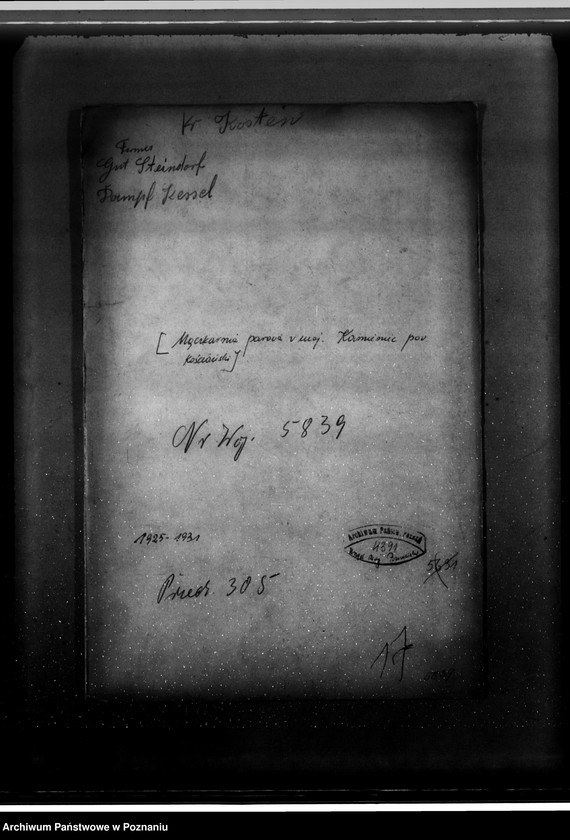 Obraz 4 z jednostki "/Mączkarnia parowa w maj. Kamieniec, pow. kościański, własność Z. Kozierowskiego/"