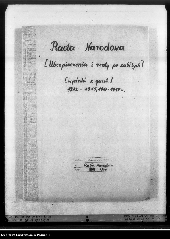 Obraz 4 z jednostki "Ubezpieczenia i renty po zabitych na wojnie [Wycinki prasowe]"