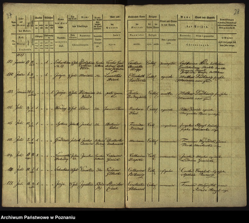 Obraz 17 z jednostki "Księga urodzeń"