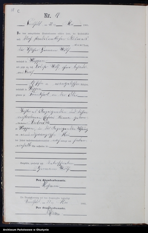 image.from.unit.number "Sterbe-Neben-Register Nr 1 - 47"