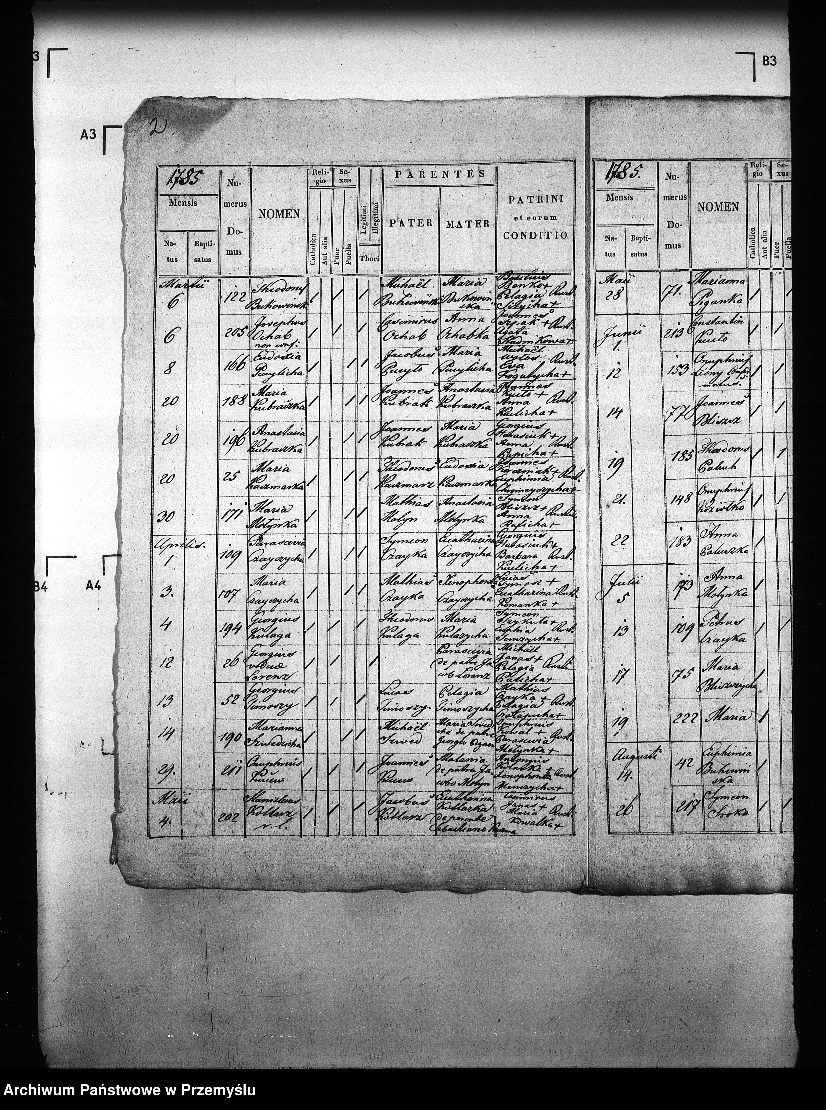 Skan z jednostki: [Kopie ksiąg metrykalnych parafii Piskorowice (dekanat Sieniawa)]