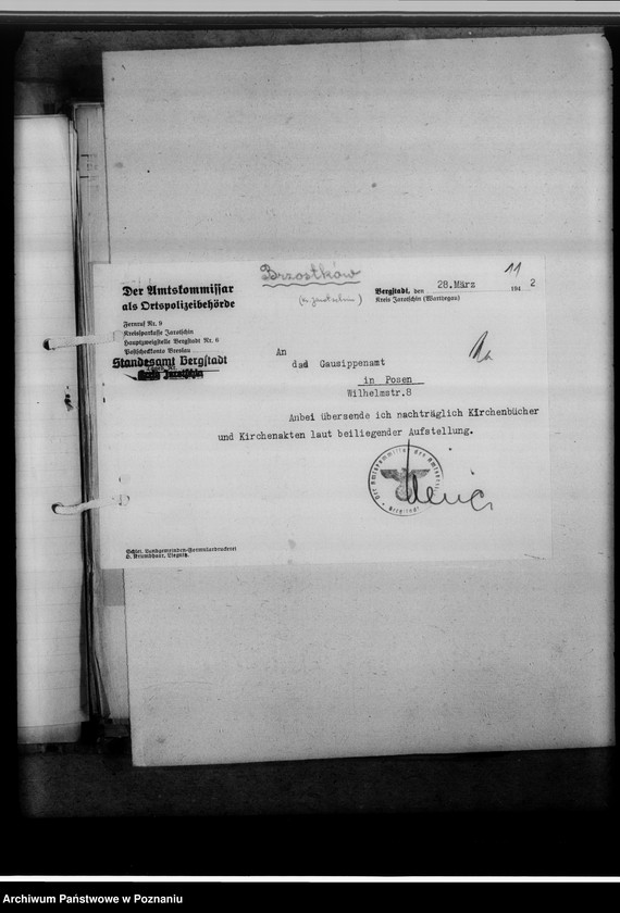 Obraz 15 z jednostki "Einziehungsprotokolle [ksiąg kościelnych] Kreis Jarotschin [powiat jarociński]"