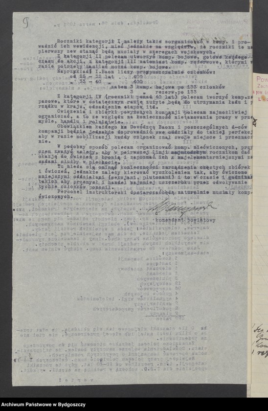 image.from.unit.number "[Rozkazy zwykłe i tajne Powiatowej Komendy Zachodniej Straży Obywatelskiej na powiat Grudziądz-Wieś, wykaz zasłużonych członków ZSO proponowanych do odznaczenia dyplomami pamiątkowymi, karty ewidencji członków]"