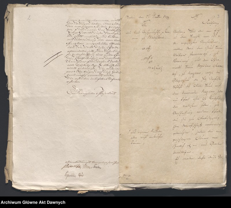 image.from.unit "Akta die Remissionsgesuche der Einsassen des Amtes Maczkow betreffend [Akta dotyczące podań osadników urzędu Maków o odszkodowania]."