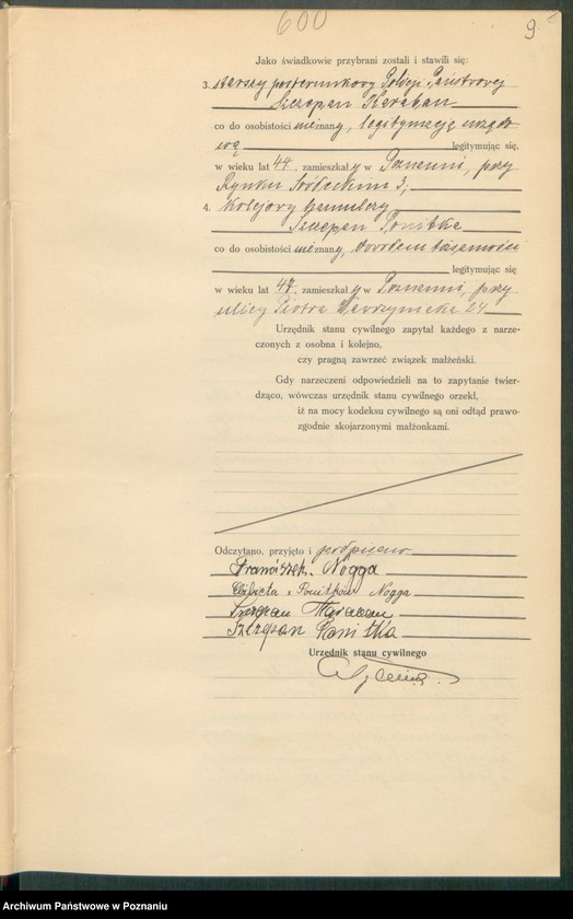 Obraz 11 z jednostki "Księga miejscowa małżeństw tom III [Rejestr główny małżeństw]"