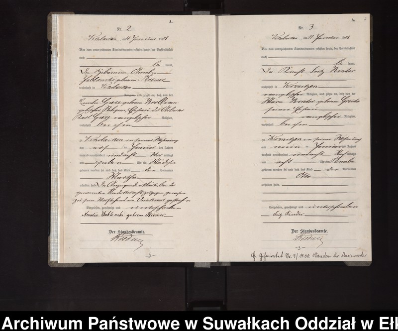 image.from.unit.number "Geburts-Haupt-Register des Königlichen Preussischen Standes-Amtes Nikolaiken Kreis Sensburg"