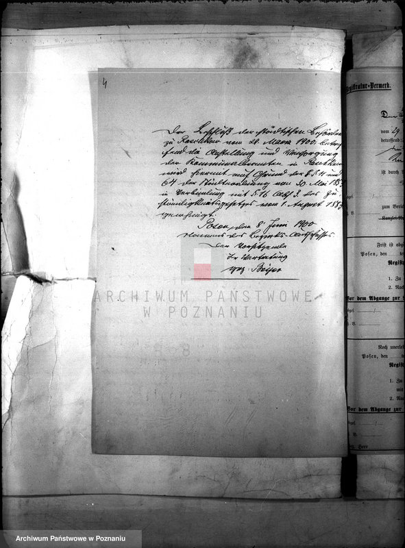 image.from.unit.number "Die Austellung und Versongung der Kommunalbeamten auf Grund des Gesetzes vom 30 Juli 1899 r. /Raszków/"