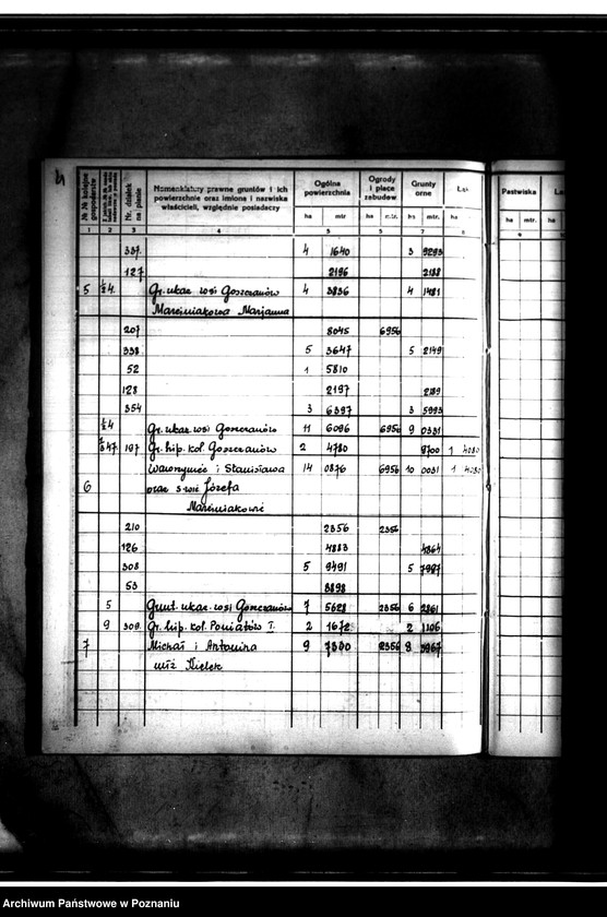 Obraz 8 z jednostki "Rejestr pomiarowy gminy Goszczanów powiat turecki"