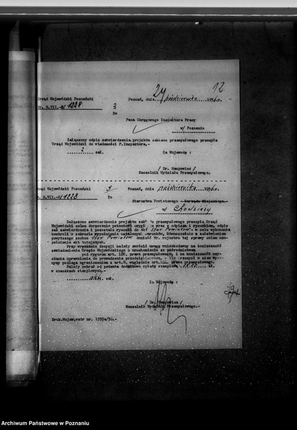 Obraz 16 z jednostki "Zatwierdzenie Zakładu Przemysłowego Fabryka Porcelany i Wyrobów Ceramicznych Spółka Akcyjna w Chodzieży pow. chodzieski"