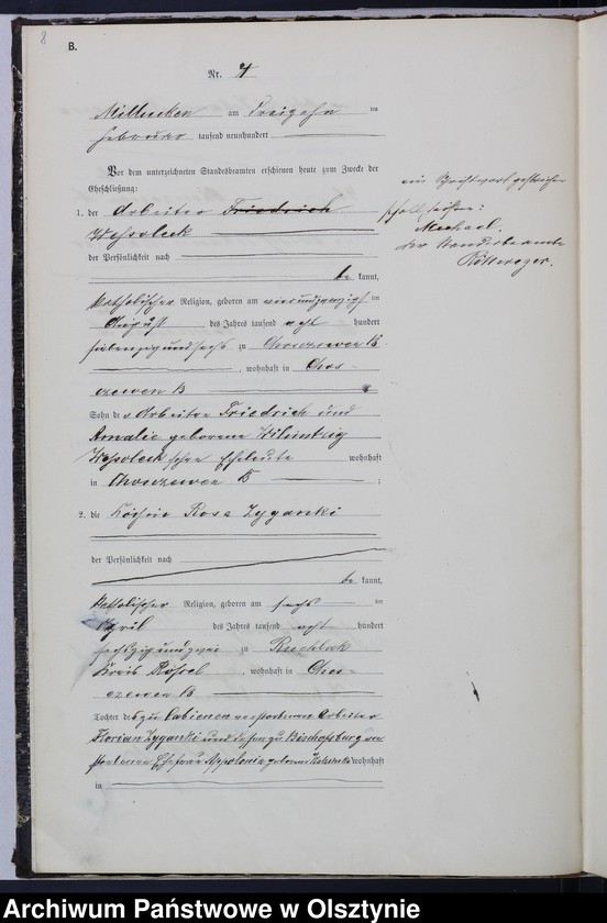image.from.unit.number "Heiraths-Haupt-Register Nr 1 - 33"