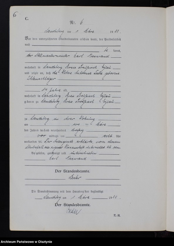 image.from.unit.number "Sterbe-Neben-Register Nr 1 - 25 [ Księga zgonów - wtóropis ]"