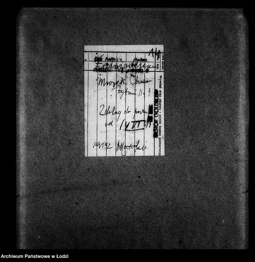 Obraz 17 z jednostki "Gerberei Abteilung [Zasiłki chorobowe dla pracowników wydziału, zaświadczenia lekarskie, listy pracowników]"