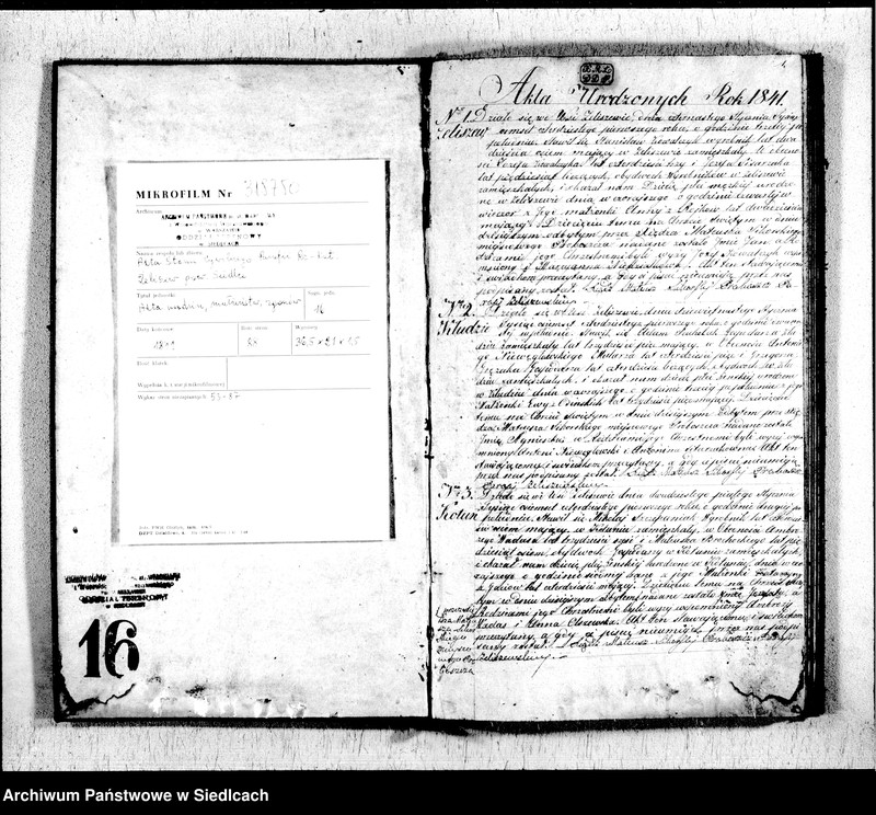 image.from.unit.number "Akta urodzeń, małżeństw, zgonów"