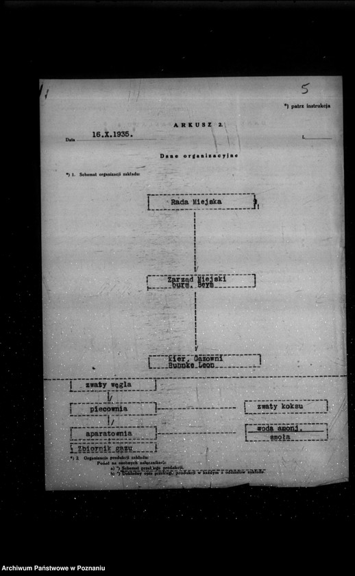 image.from.unit.number "Kwestionariusz Gazowni Miejskiej w Bojanowie powiat rawicki"