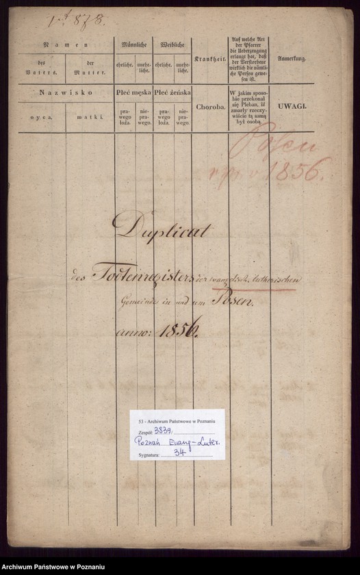 image.from.unit.number "Duplikat des Todtenregisters"