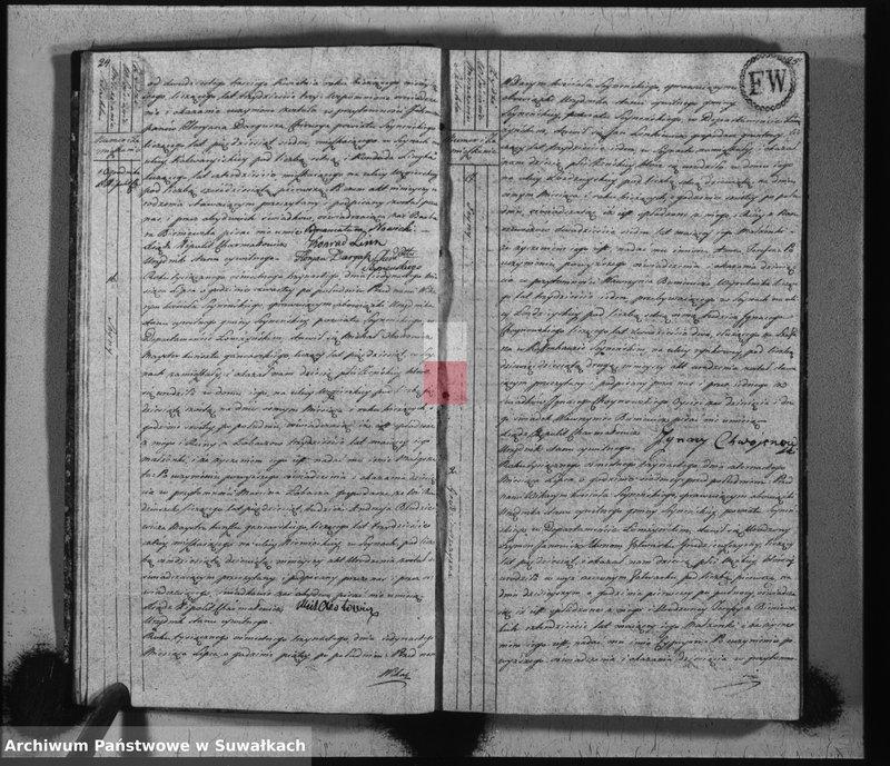 image.from.unit.number "Akta stanu cywilnego urodzonych w gminie seyneńskiey od 1-go stycznia 1813 roku."