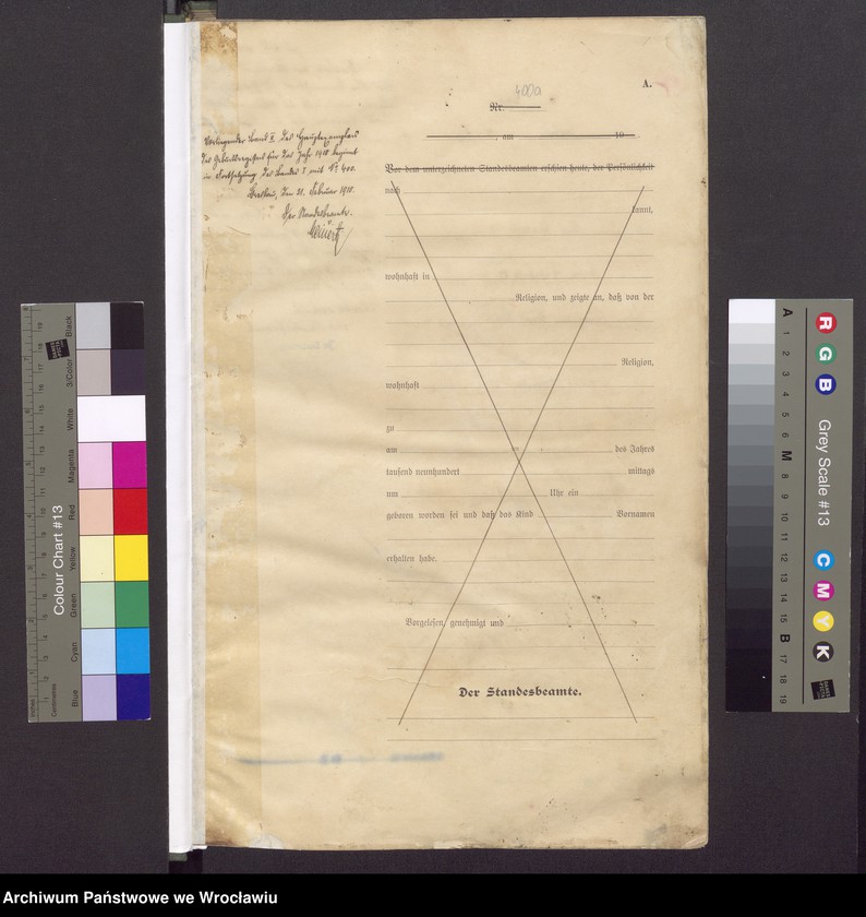 image.from.unit.number "Geburts-Haupt-Register Breslau IV 1910 Band 2"