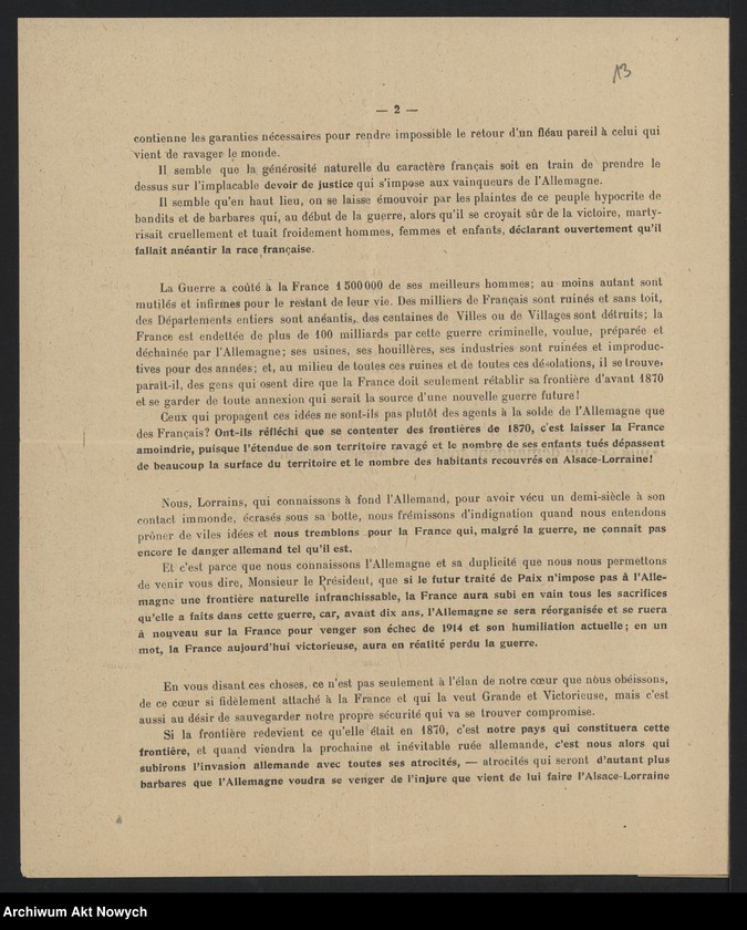 image.from.unit.number "Apele. Adresy organizacji społecznych do uczestników Konferencji Pokojowej, m.in. telegram kongresu P.S.L. "Piast" do Rady Najwyższej z okazji podpisania traktatu pokojowego"