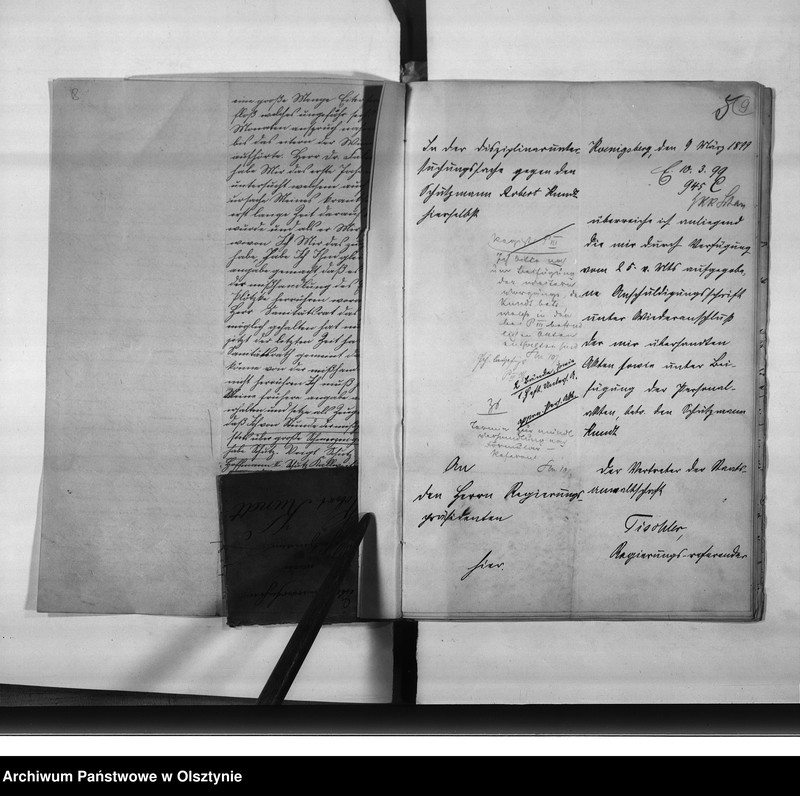 image.from.unit.number "Disciplinar Verfahren wieder den Schutzmann Robert Kundt"