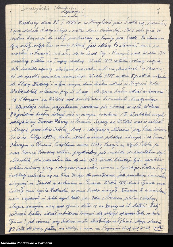 Obraz 14 z jednostki "Życiorysy powstańców wielkopolskich: S - tom V /Sroczyński Kazimierz - Staszak Jan/."