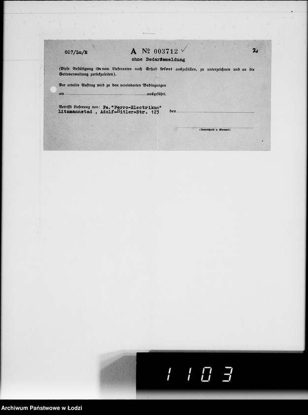 Obraz 6 z jednostki "Aufträge, Lieferscheinen und Rechnungen 3712-7810."