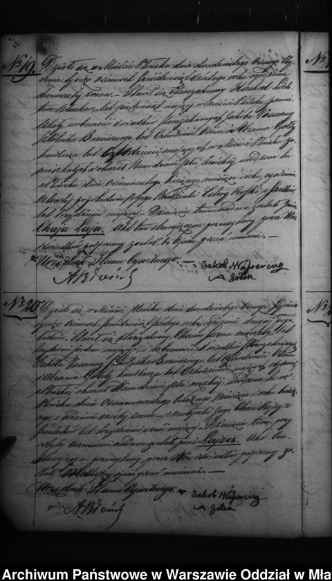 Obraz 13 z jednostki "Akta urodzeń, małżeństw, zgonów"