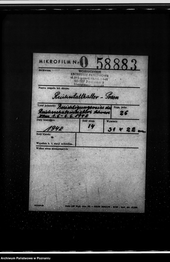 Obraz 2 z jednostki "Besichtigungsreise des Reichsschatzmeisters Schwarz vom 1. 6. - 6. 6. 1942"