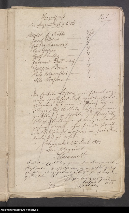 image.from.unit.number "110 Stück Beläge zur Kirchen-Kasse und Pfarrer-Witwe-Kassen Rechnung"