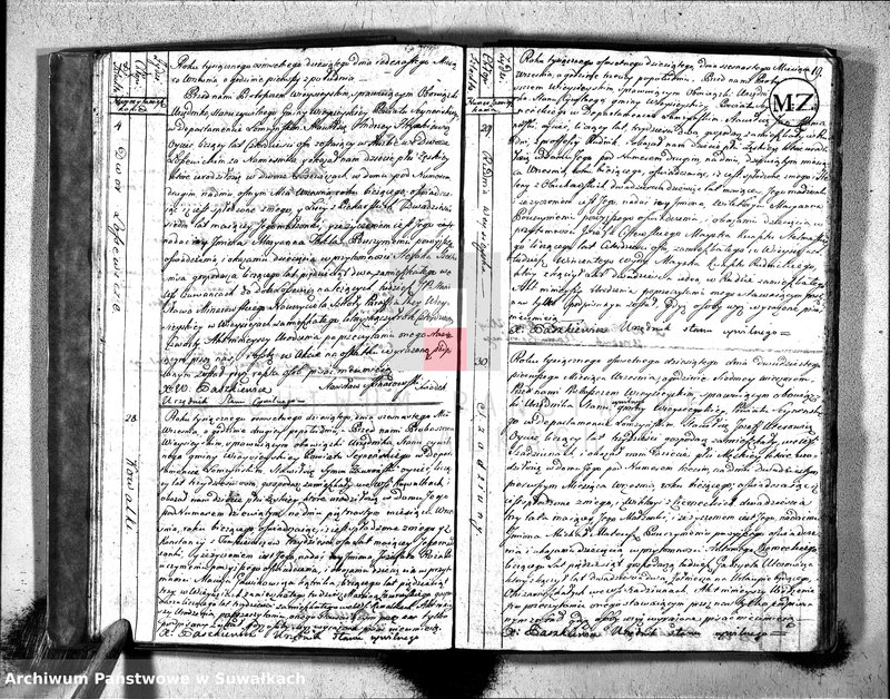 image.from.unit.number "Akta urodzonych gminy wieysieyskiey od 1-go maja 1810"