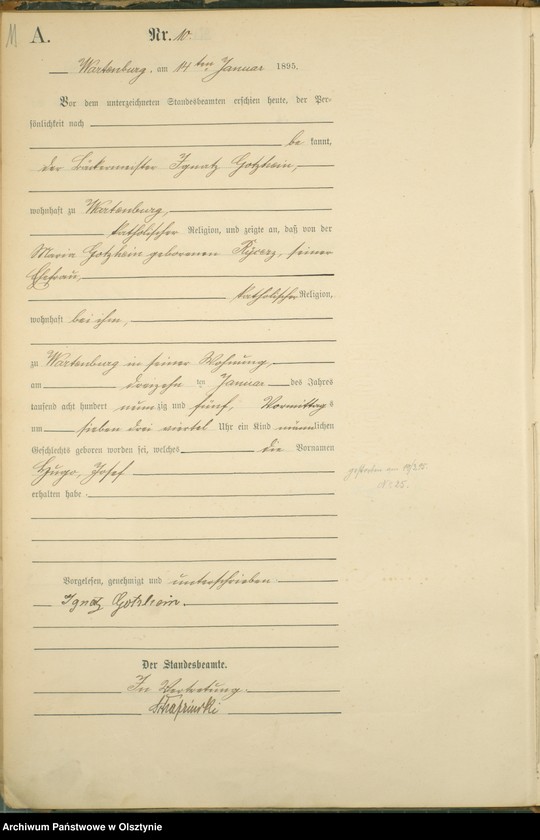 image.from.unit.number "Geburts-Haupt-Register Nr 1 - 227"