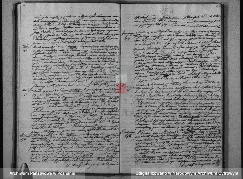 Obraz 10 z jednostki "Księga urodzeń, małżeństw i zgonów"