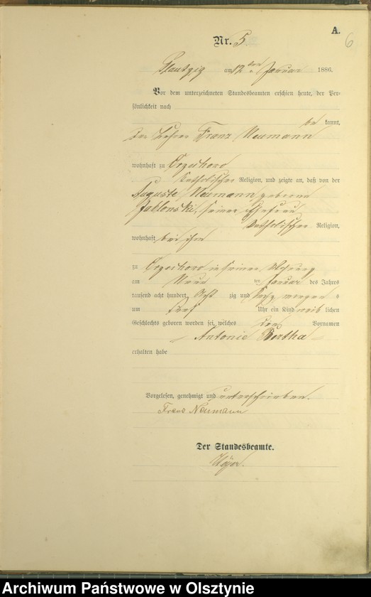 image.from.unit.number "Geburts-Haupt-Register Nr 1 - 49"