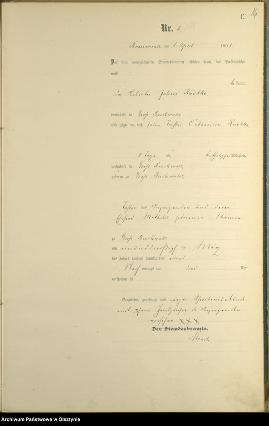 image.from.unit.number "Sterbe-Haupt-Register Nr 1 - 51"