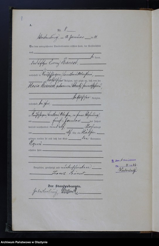 image.from.unit.number "Geburts-Haupt-Register Nr 1 - 166"