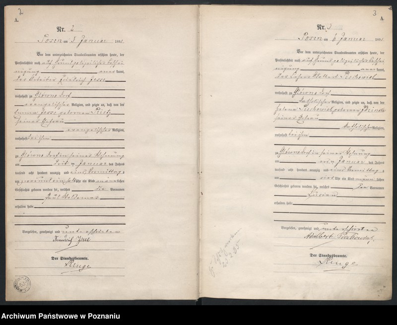 Obraz 4 z jednostki "Księga urodzeń t. I"