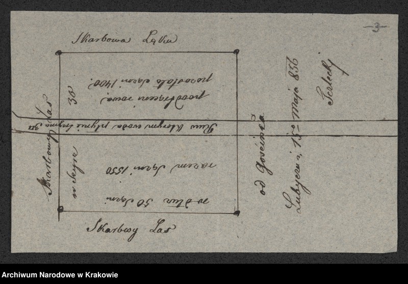 Obraz 5 z jednostki "[Grunty dominicalne na Świącu wydzielone dla poddanych Państwa Lubyczy Kameralnej na osiadłość i wybudowanie budynków gospodarskich]"